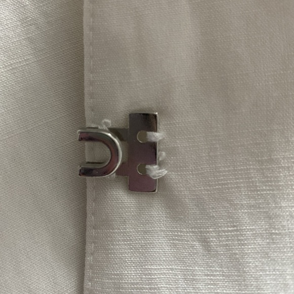 Teenflo White Linen Blazer - Picture 6 of 7